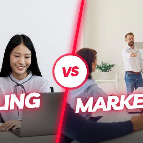 Difference Between Selling and Marketing